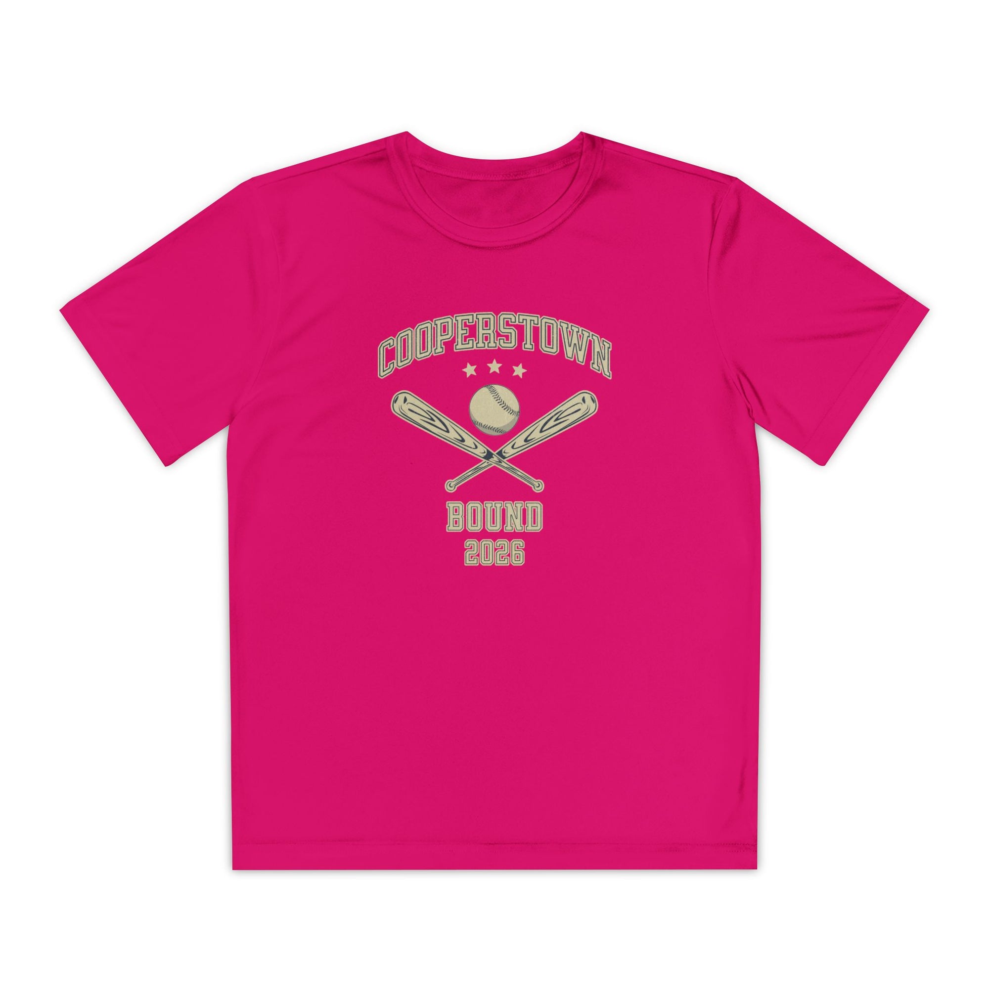 Cooperstown Bound Youth Tech T Shirt