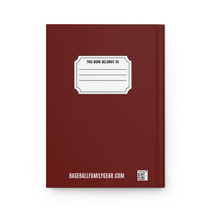 Hardcover Lined Baseball Journal