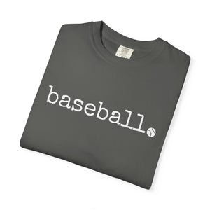 Baseball Typewriter Short Sleeve T Shirt