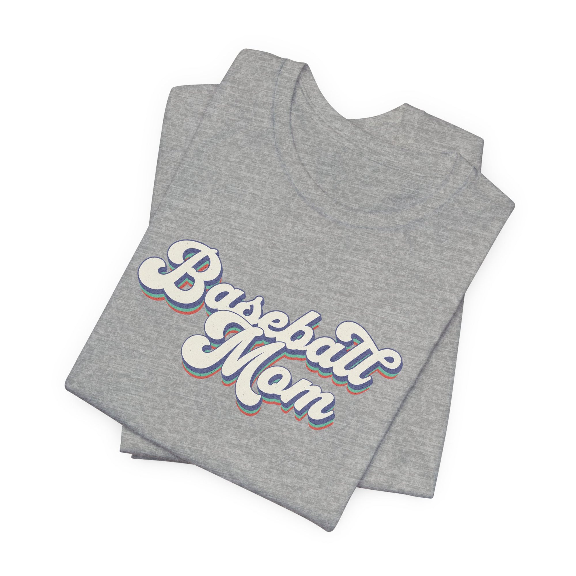 Retro Baseball Mom T Shirt