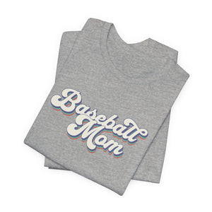 Retro Baseball Mom T Shirt