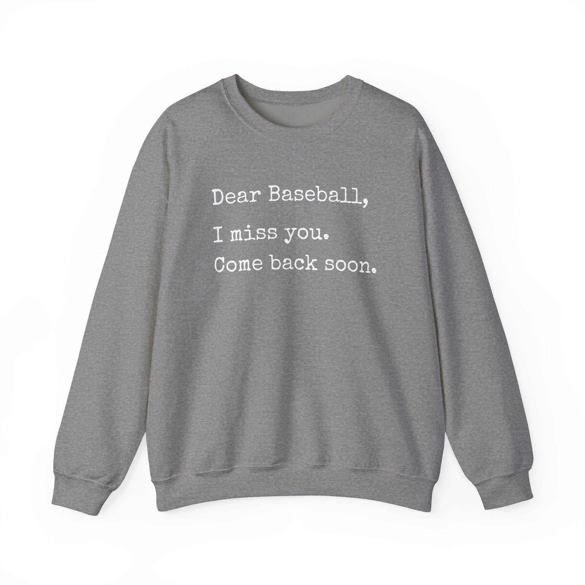 Dear Baseball Unisex Heavy Blend Crewneck Sweatshirt