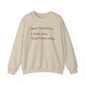 Dear Baseball Unisex Heavy Blend Crewneck Sweatshirt