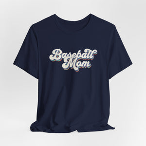 Retro Baseball Mom T Shirt