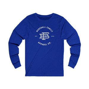 Baseball Family Insignia Long Sleeve Tee (4 Color Options)