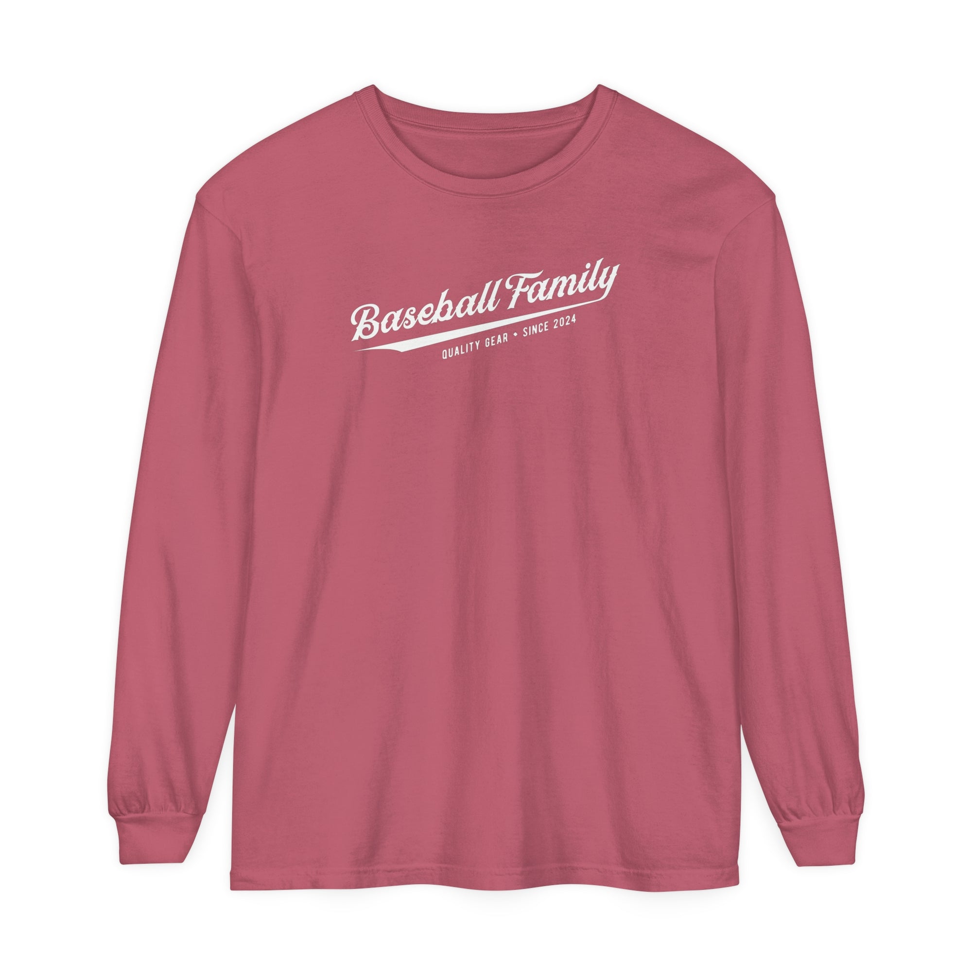 Baseball Family Brand Unisex Long Sleeve T-Shirt (multiple colors)