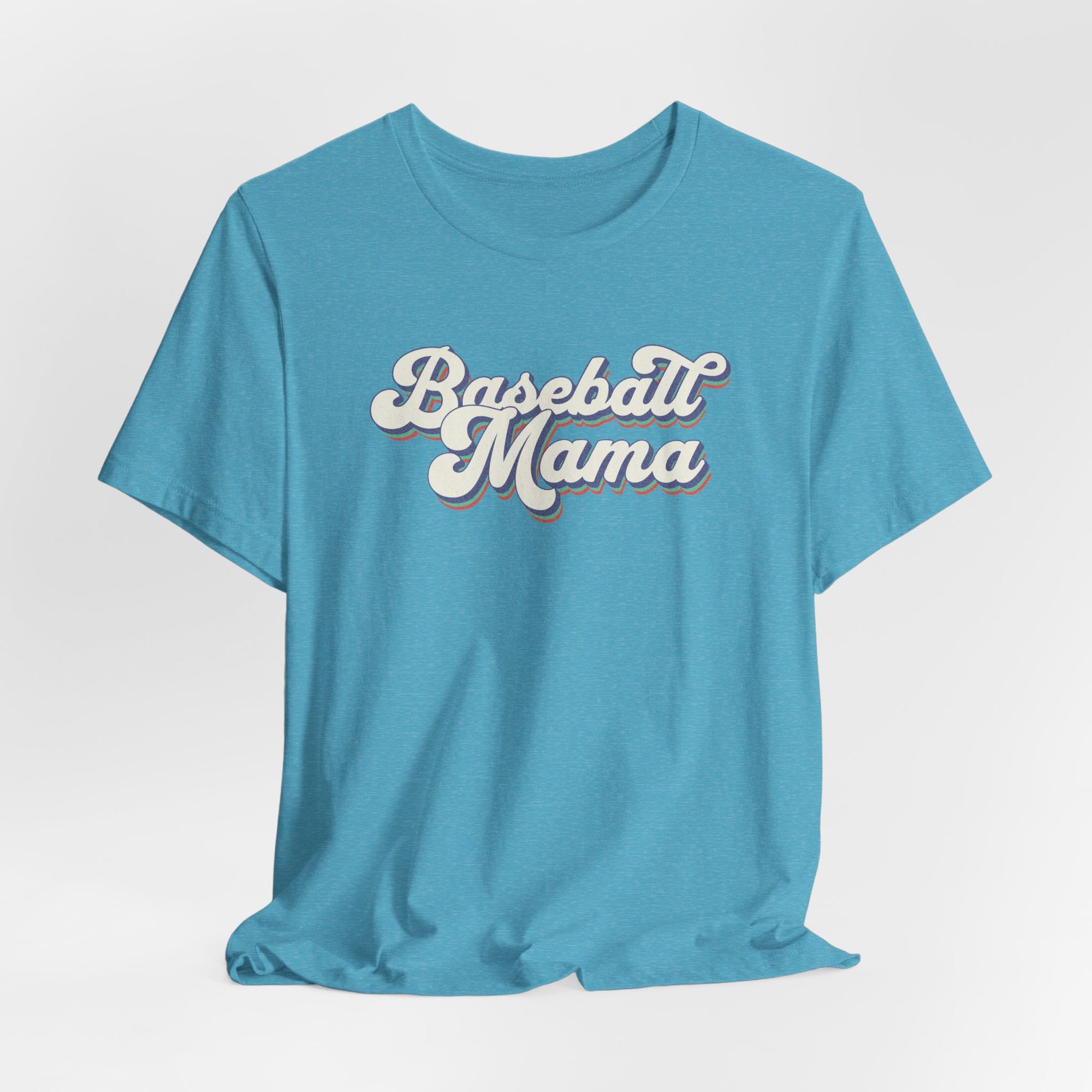 Retro Baseball Mama T Shirt