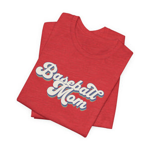 Retro Baseball Mom T Shirt