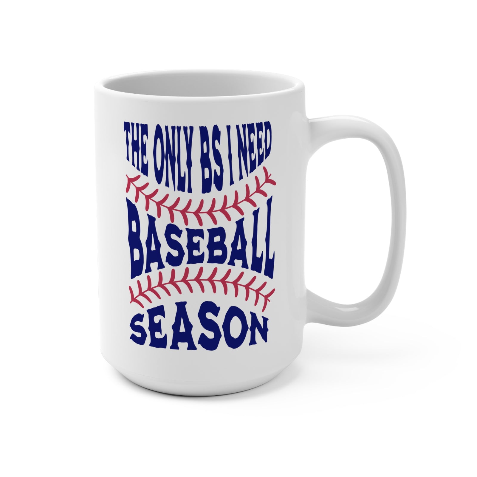 Baseball Season 15 oz Mug