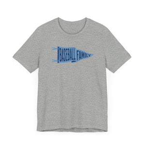 Baseball Family Pennant Unisex Short Sleeve Tee - SANDWICH