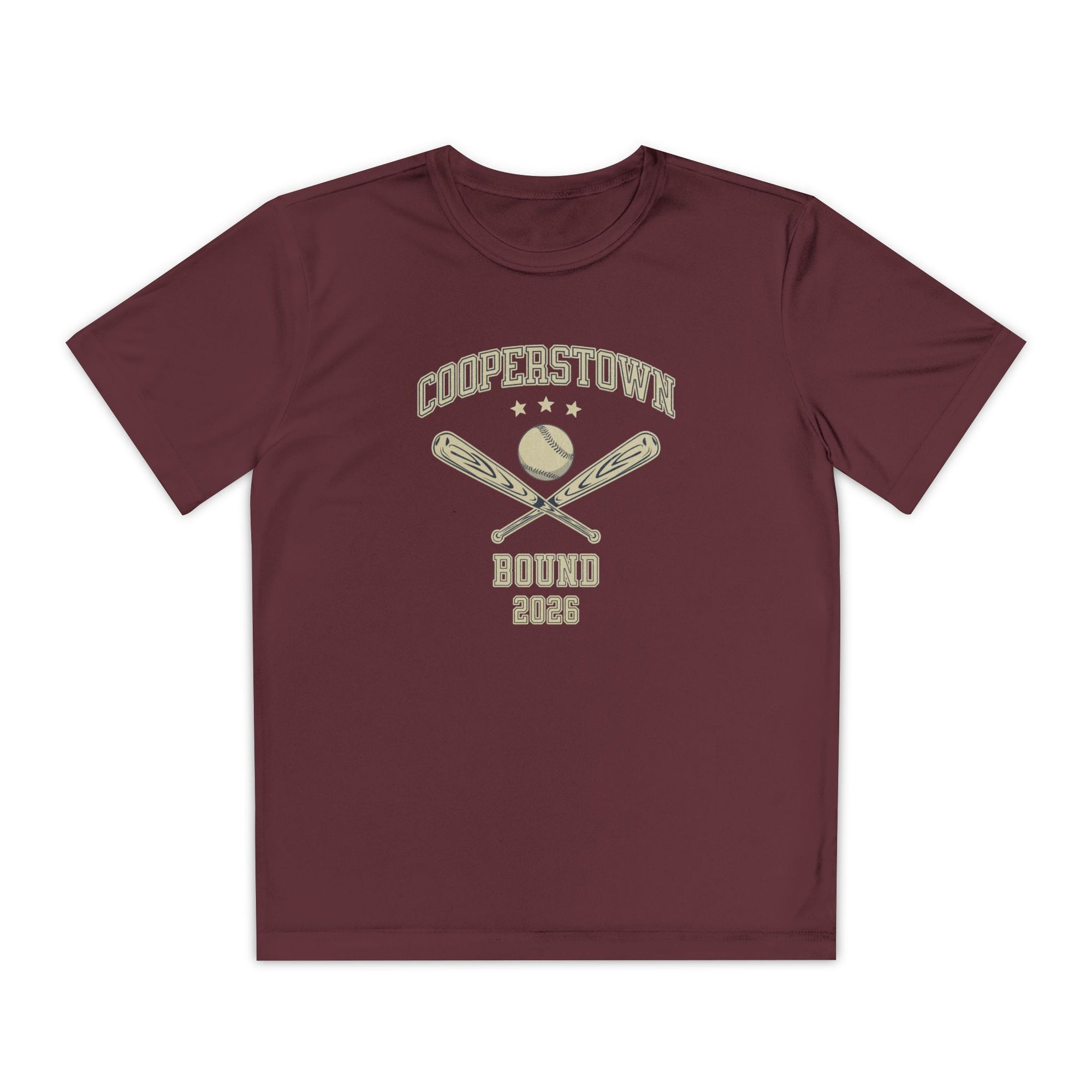 Cooperstown Bound Youth Tech T Shirt