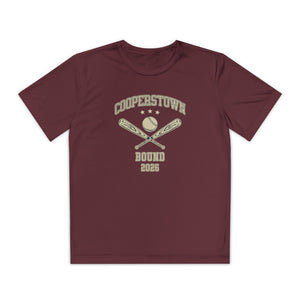 Cooperstown Bound Youth Tech T Shirt