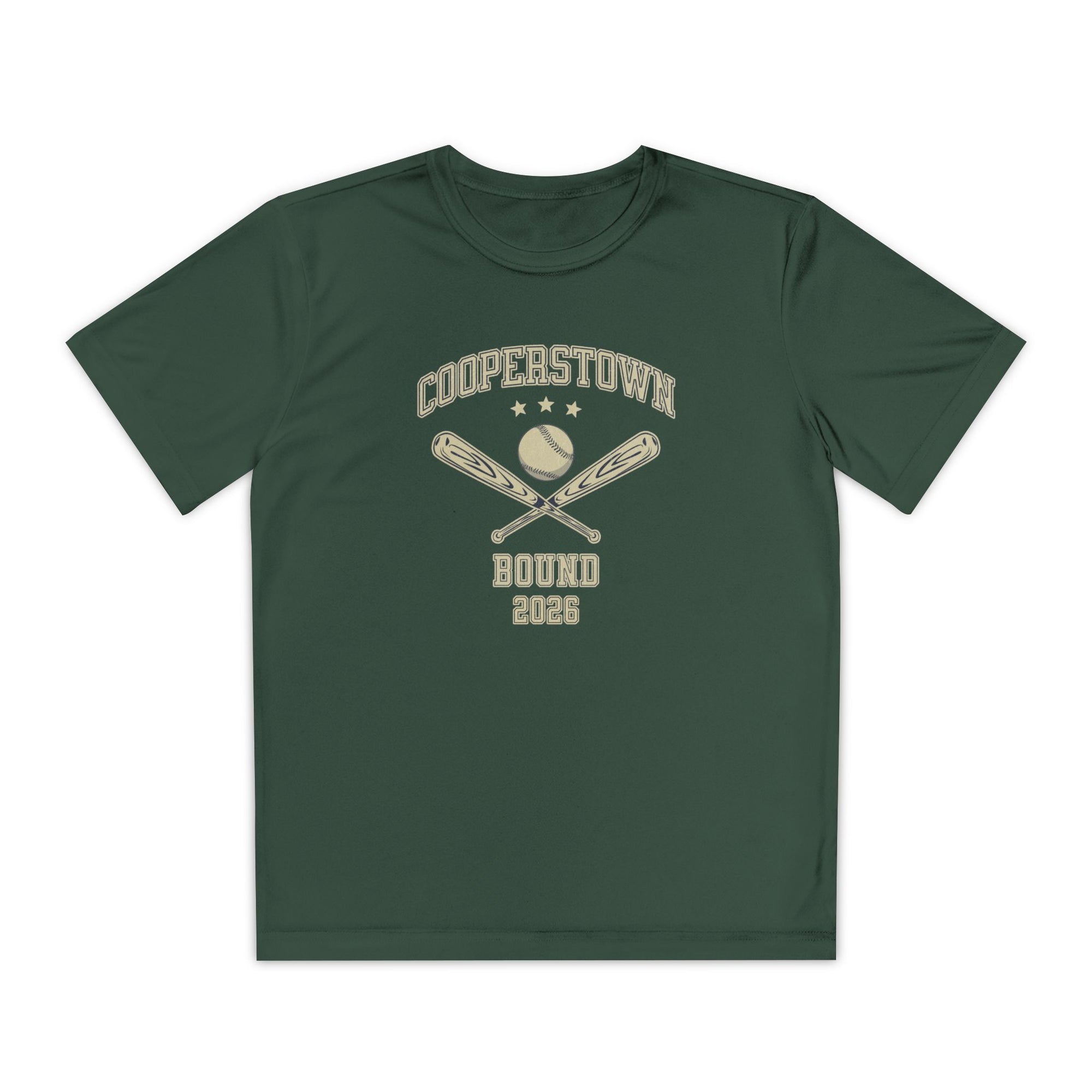 Cooperstown Bound Youth Tech T Shirt