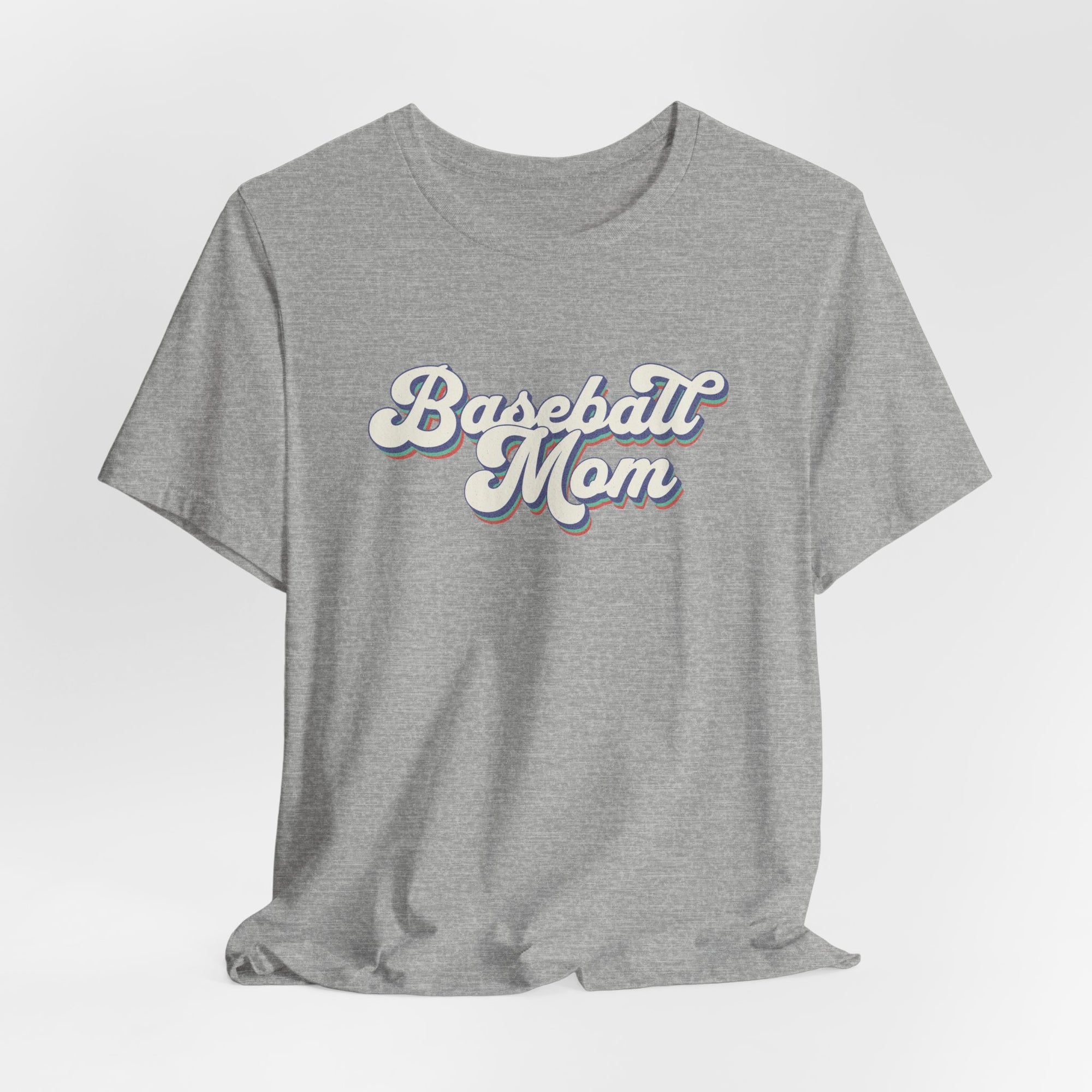 Retro Baseball Mom T Shirt