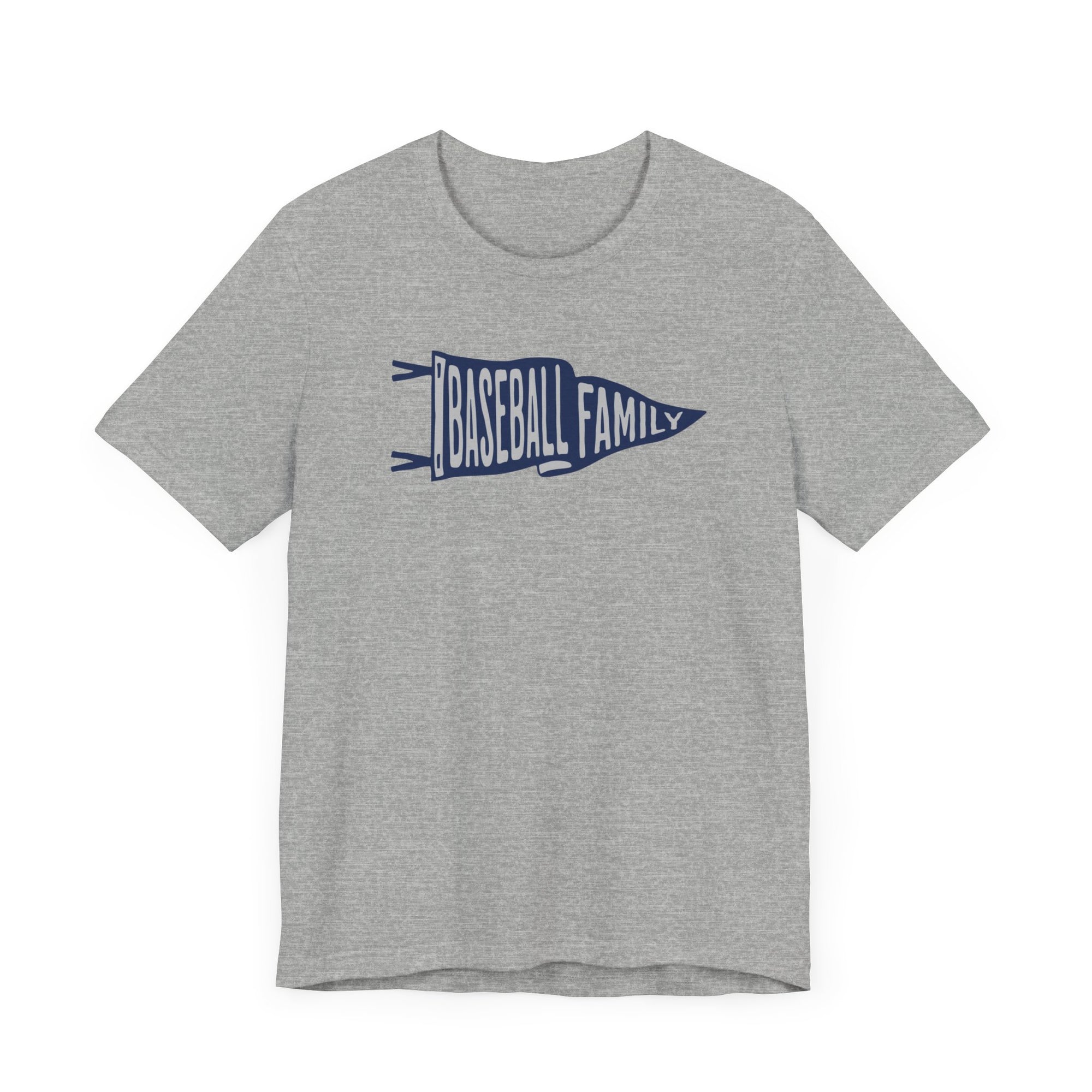 Baseball Family Pennant Unisex Short Sleeve Tee - MONOMOY