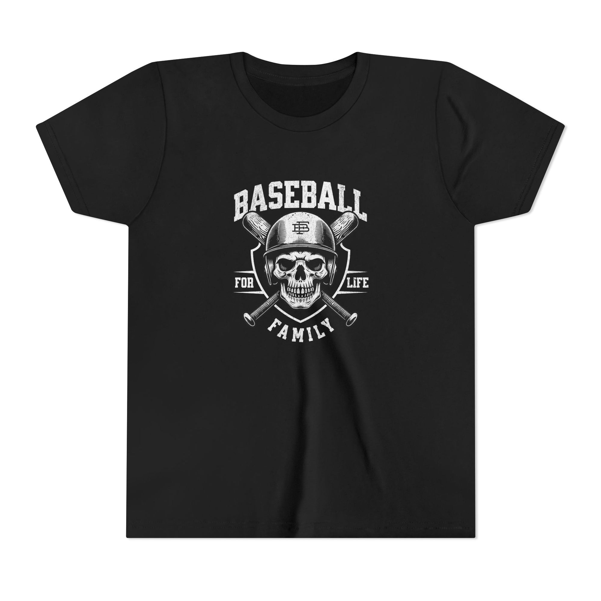 Baseball Family for Life Youth Short Sleeve Cotton Tee