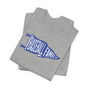 Baseball Family Pennant Unisex Short Sleeve Tee - MASHPEE