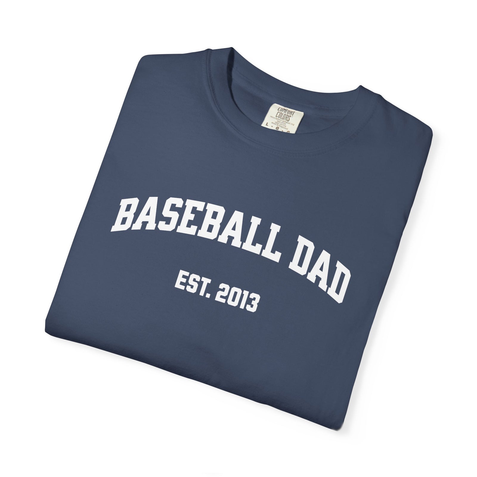 Custom Baseball Dad Varsity Letter T Shirt