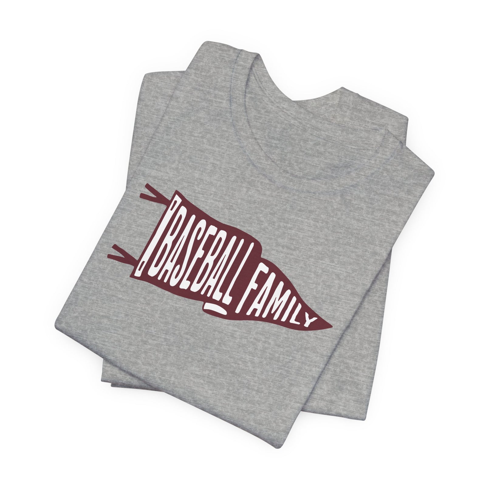 Baseball Family Pennant Unisex Short Sleeve Tee - FALMOUTH
