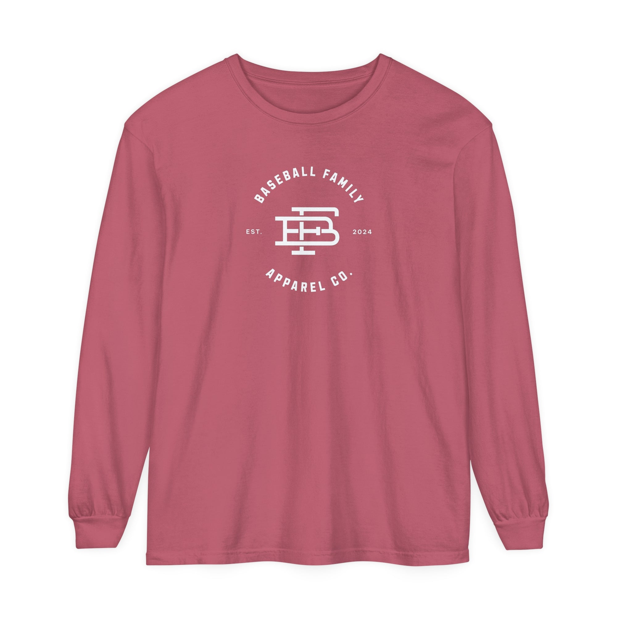 Baseball Family Insignia Logo Long Sleeve T-Shirt (5 color options)