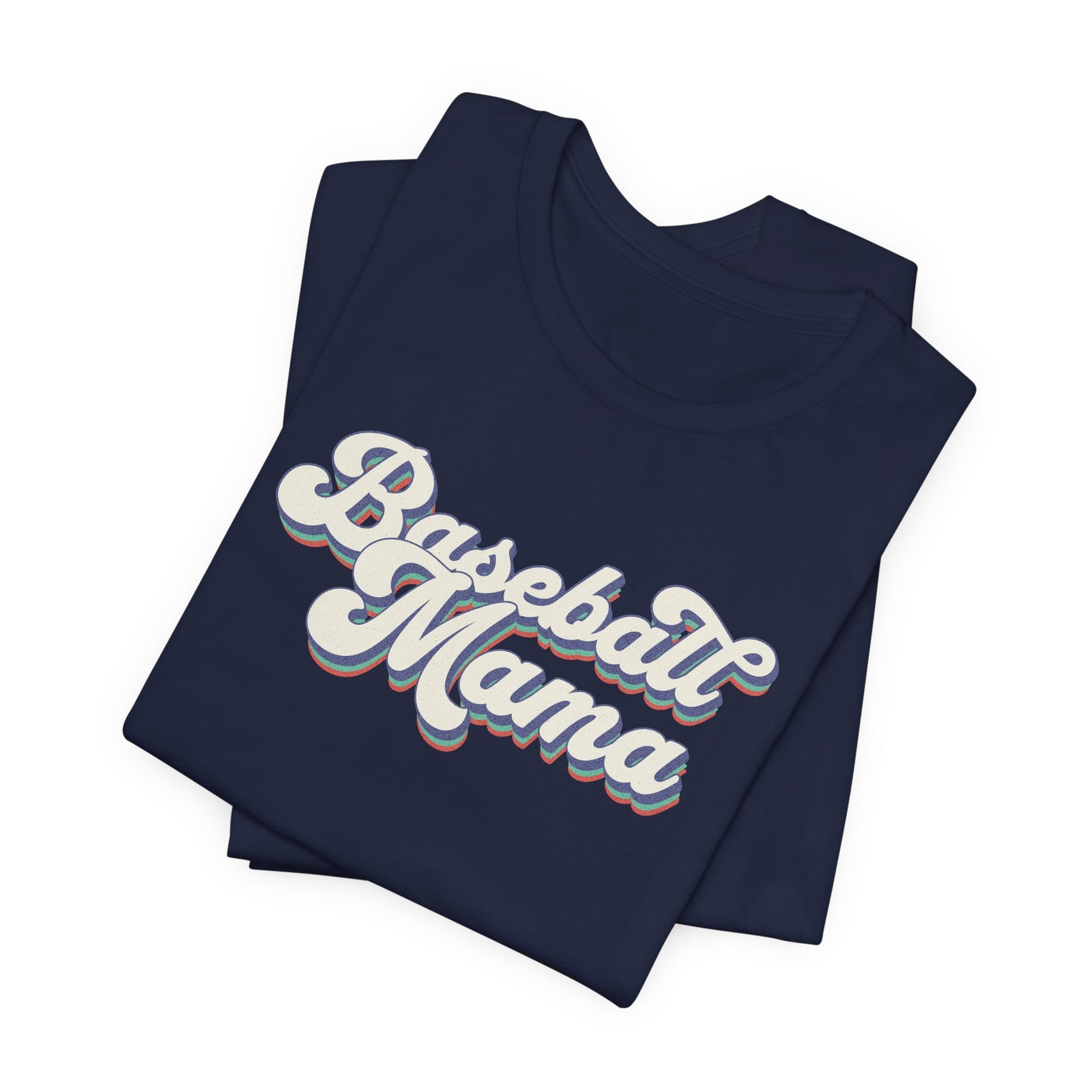 Retro Baseball Mama T Shirt