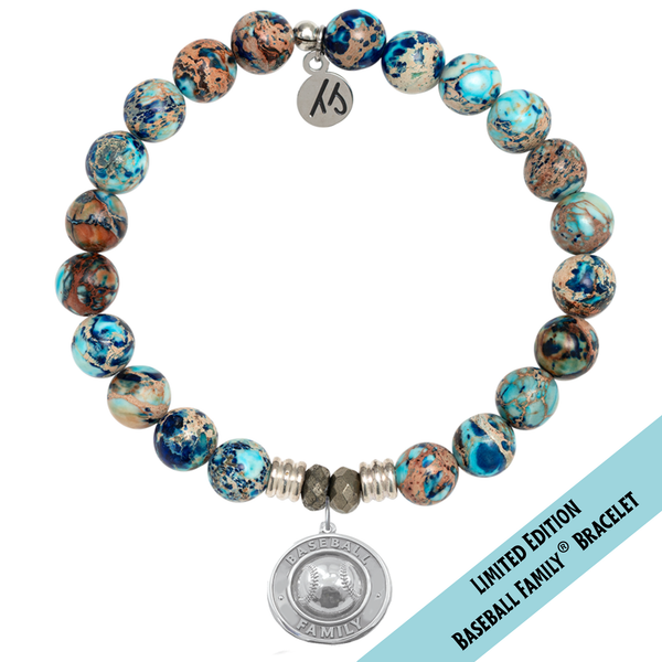 ★【ブレスレット】Aブルー グリーン系 推し活 春夏 Limited Edition Baseball Family® Charm Bracelet - Baseball Family Gear