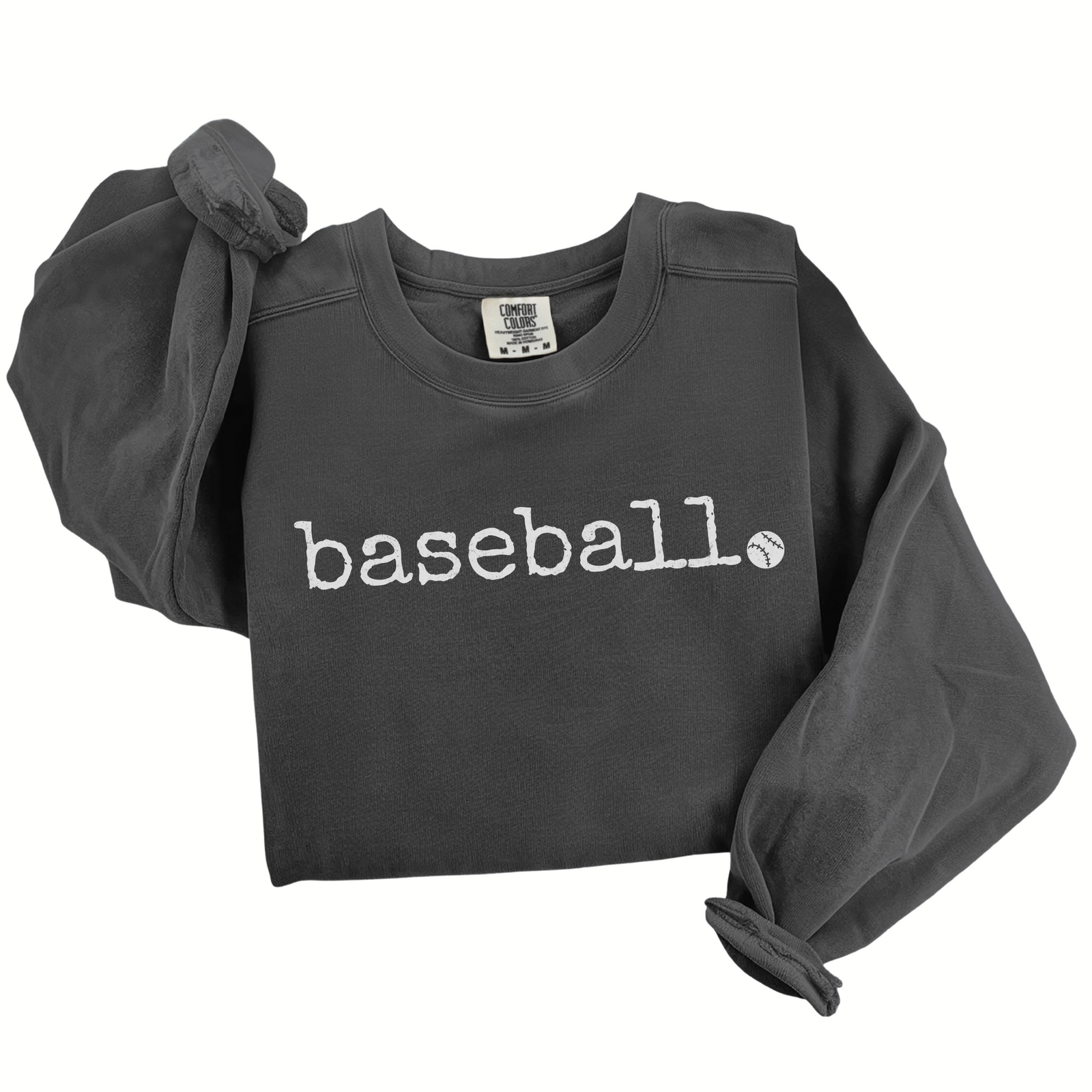 Comfort Colors Baseball Typewriter Sweatshirt