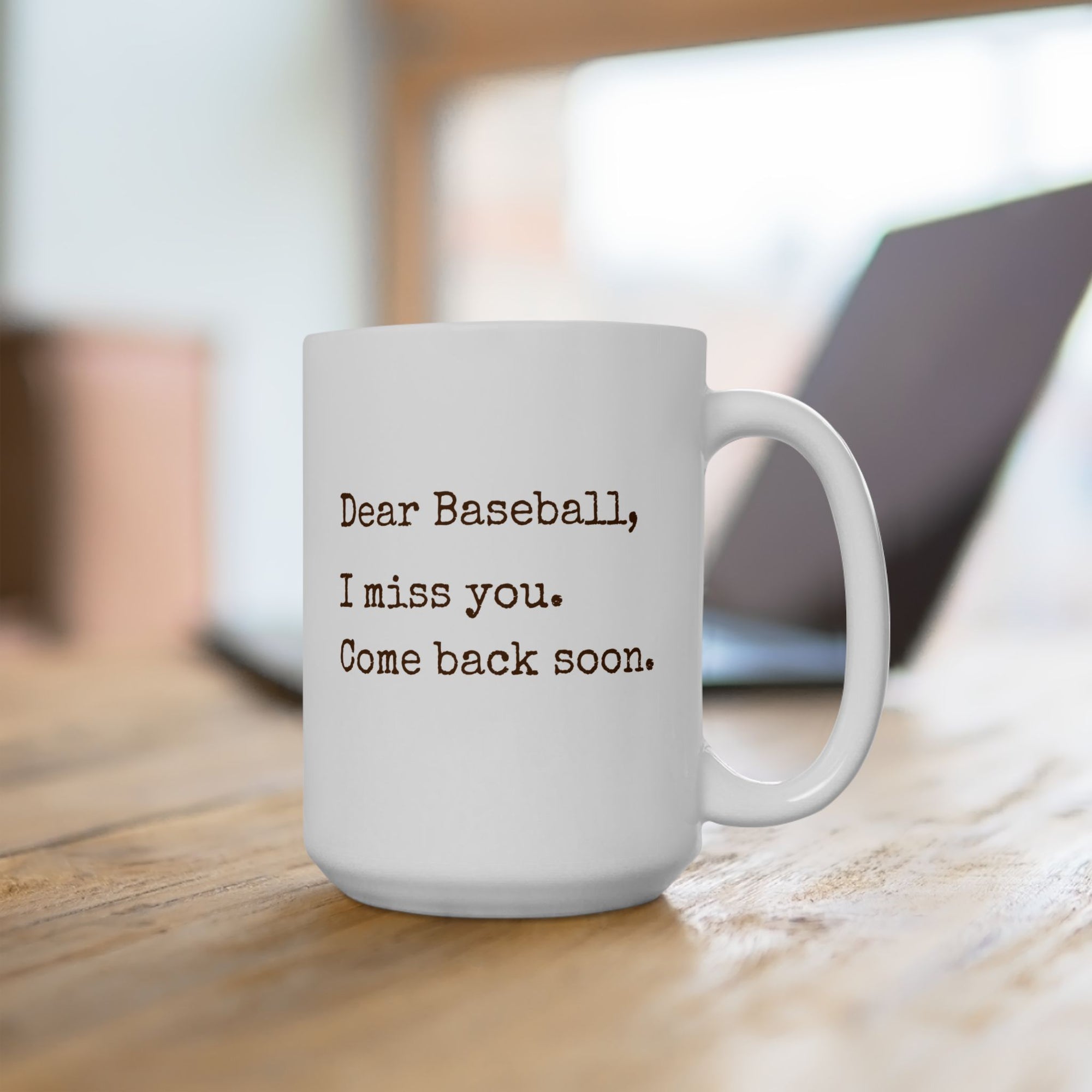 Offseason Baseball 15 oz Ceramic Mug
