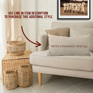 Baseball Lumbar Pillow