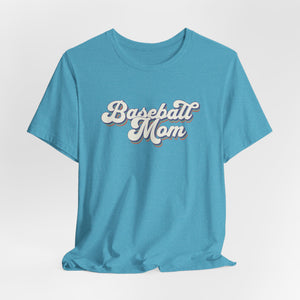 Retro Baseball Mom T Shirt