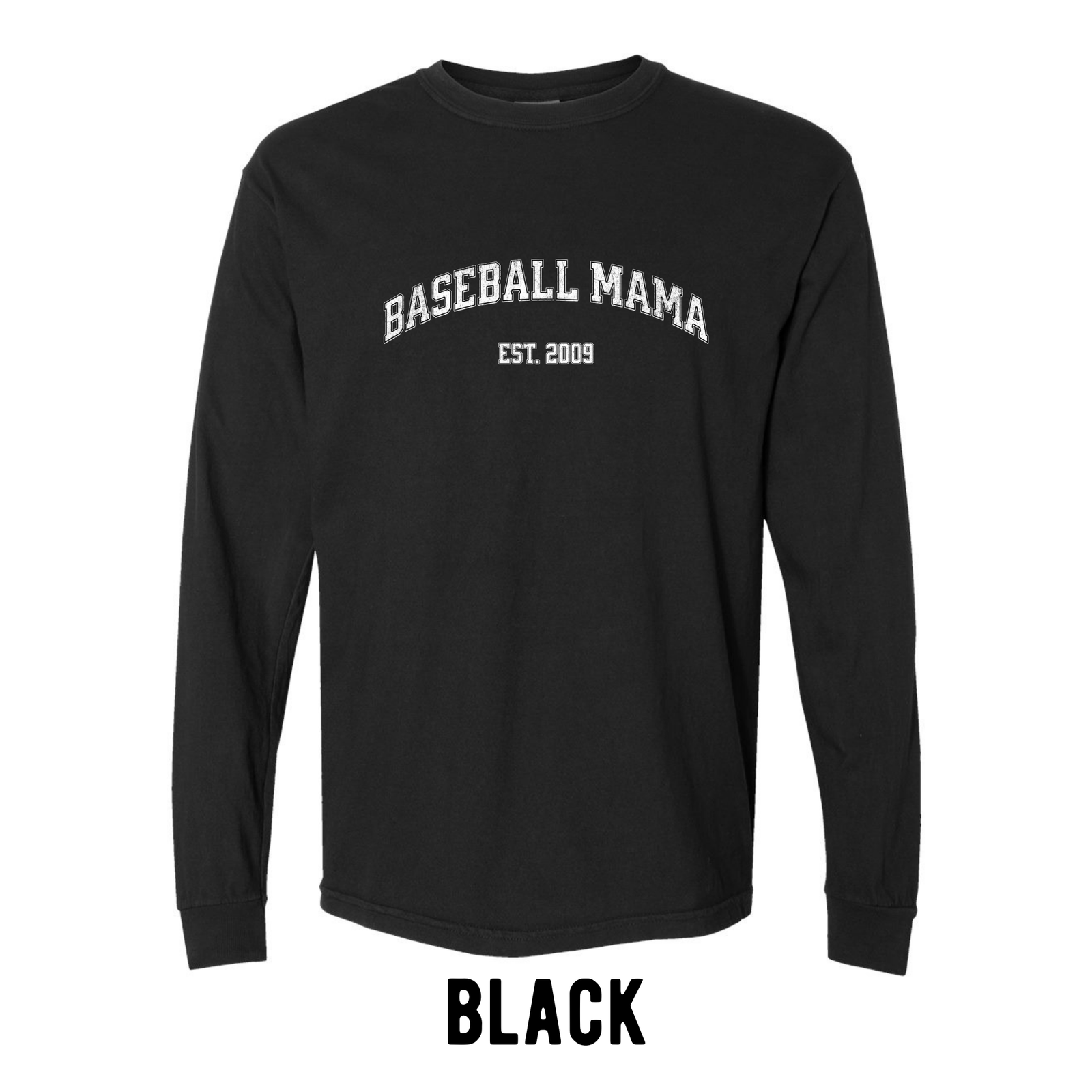Customized Black Baseball T Shirt