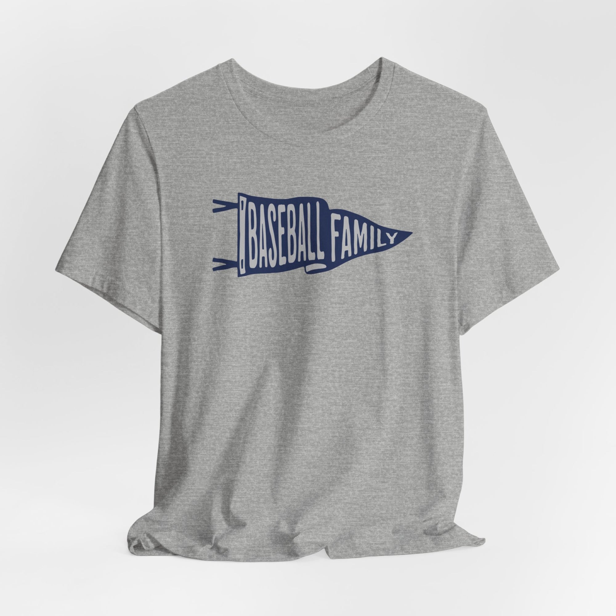 Baseball Family Pennant Unisex Short Sleeve Tee - MONOMOY