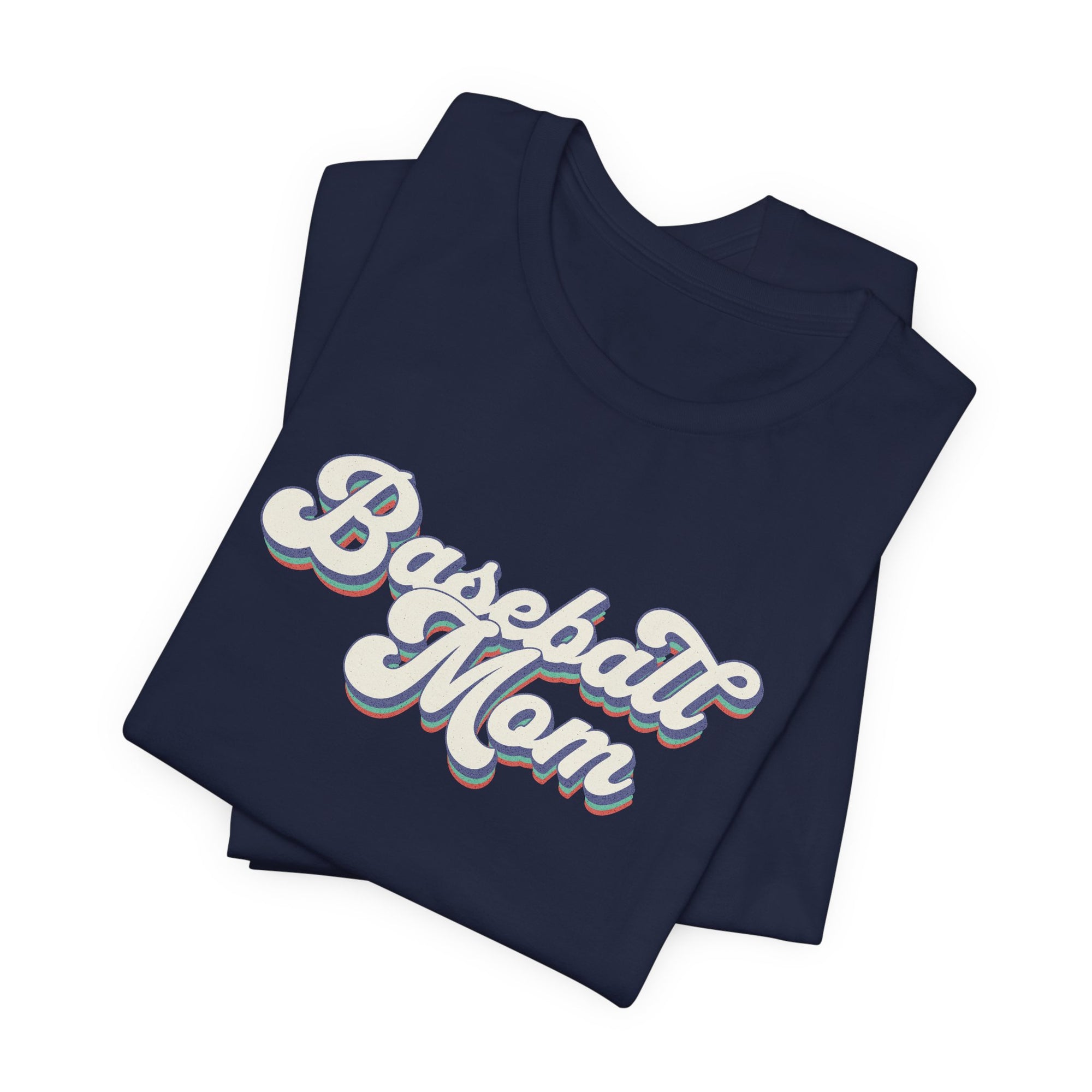 Retro Baseball Mom T Shirt