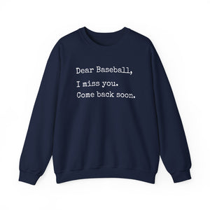 Dear Baseball Unisex Heavy Blend Crewneck Sweatshirt