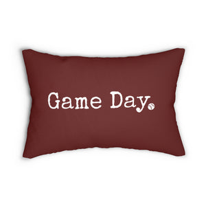 Two Sided Baseball Lumbar Pillow