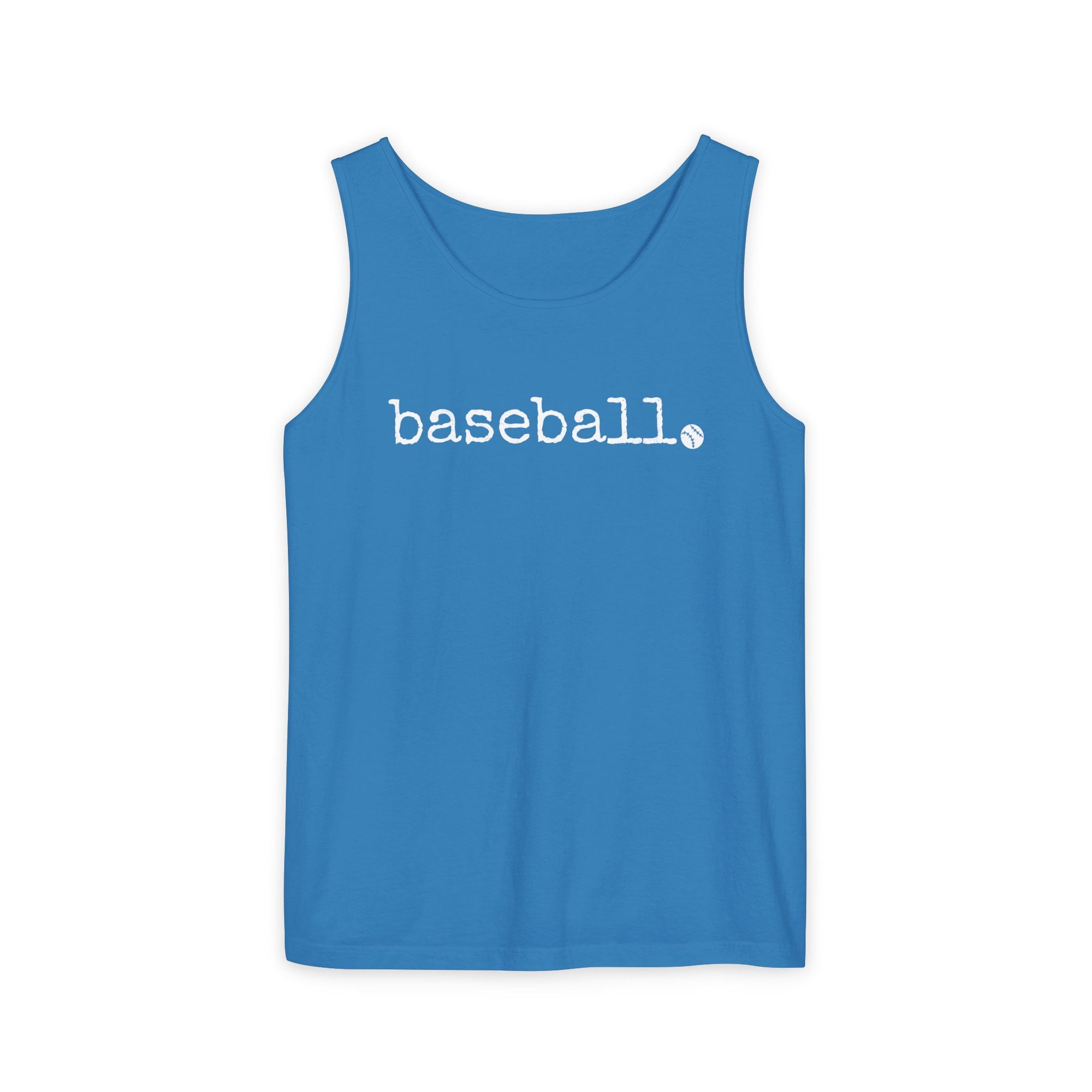 Baseball Typewriter Tank Top
