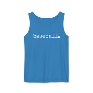 Baseball Typewriter Tank Top