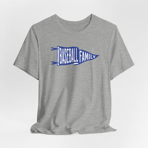 Baseball Family Pennant Unisex Short Sleeve Tee - MASHPEE