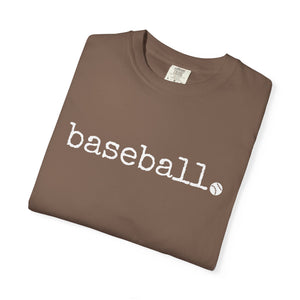 Baseball Typewriter Short Sleeve T Shirt
