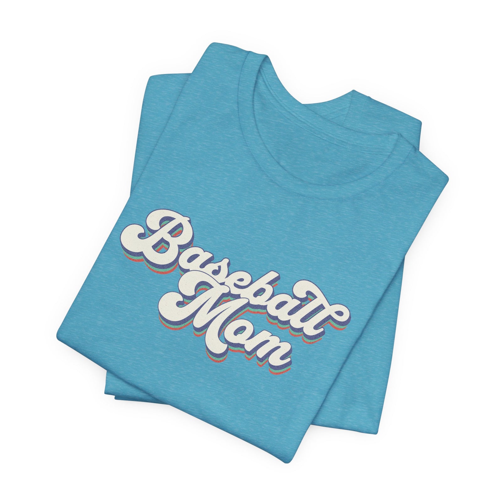 Retro Baseball Mom T Shirt