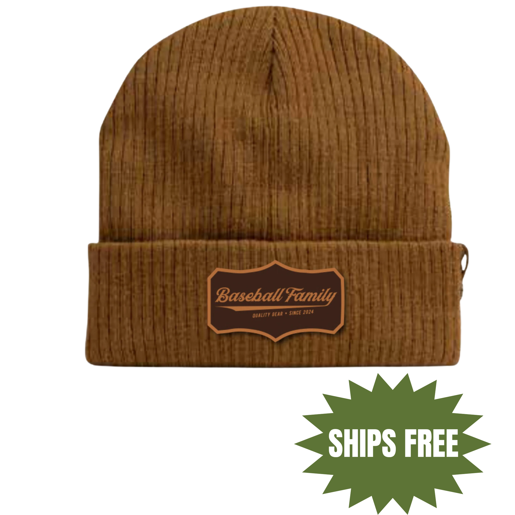 Baseball Family™ Rib Knit Beanie