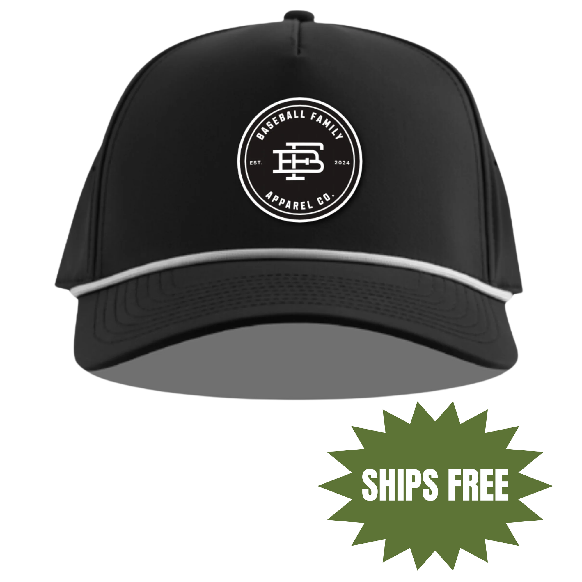 Baseball Family™ Insignia Curved 5 Panel Rope Hat