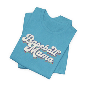Retro Baseball Mama T Shirt