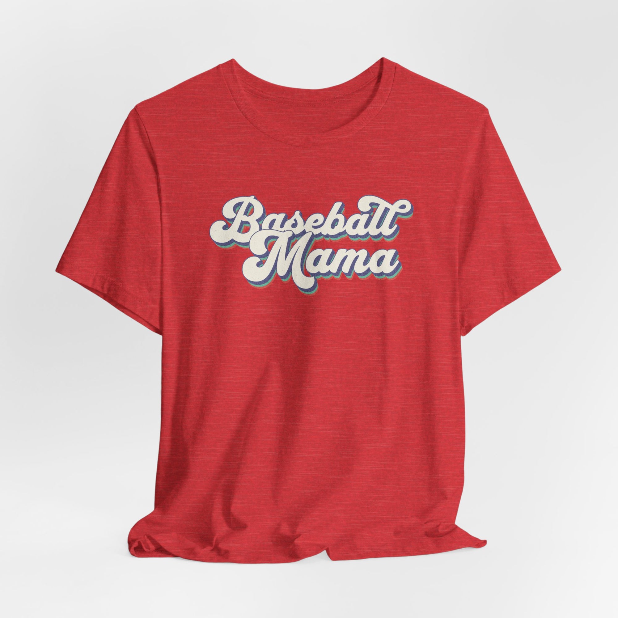 Retro Baseball Mama T Shirt