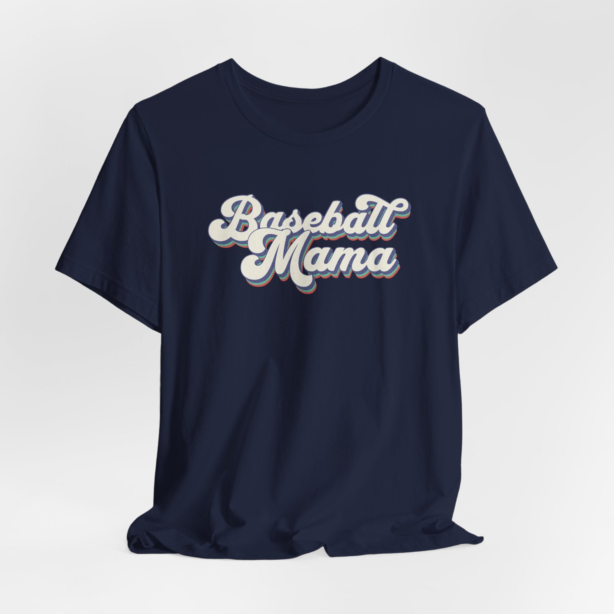 Retro Baseball Mama T Shirt
