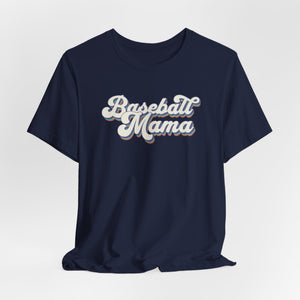 Retro Baseball Mama T Shirt