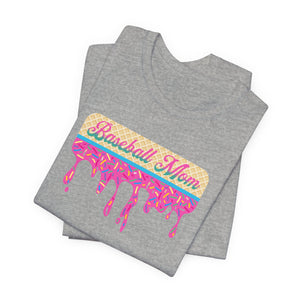 Baseball Mom Ice Cream Drip T Shirt