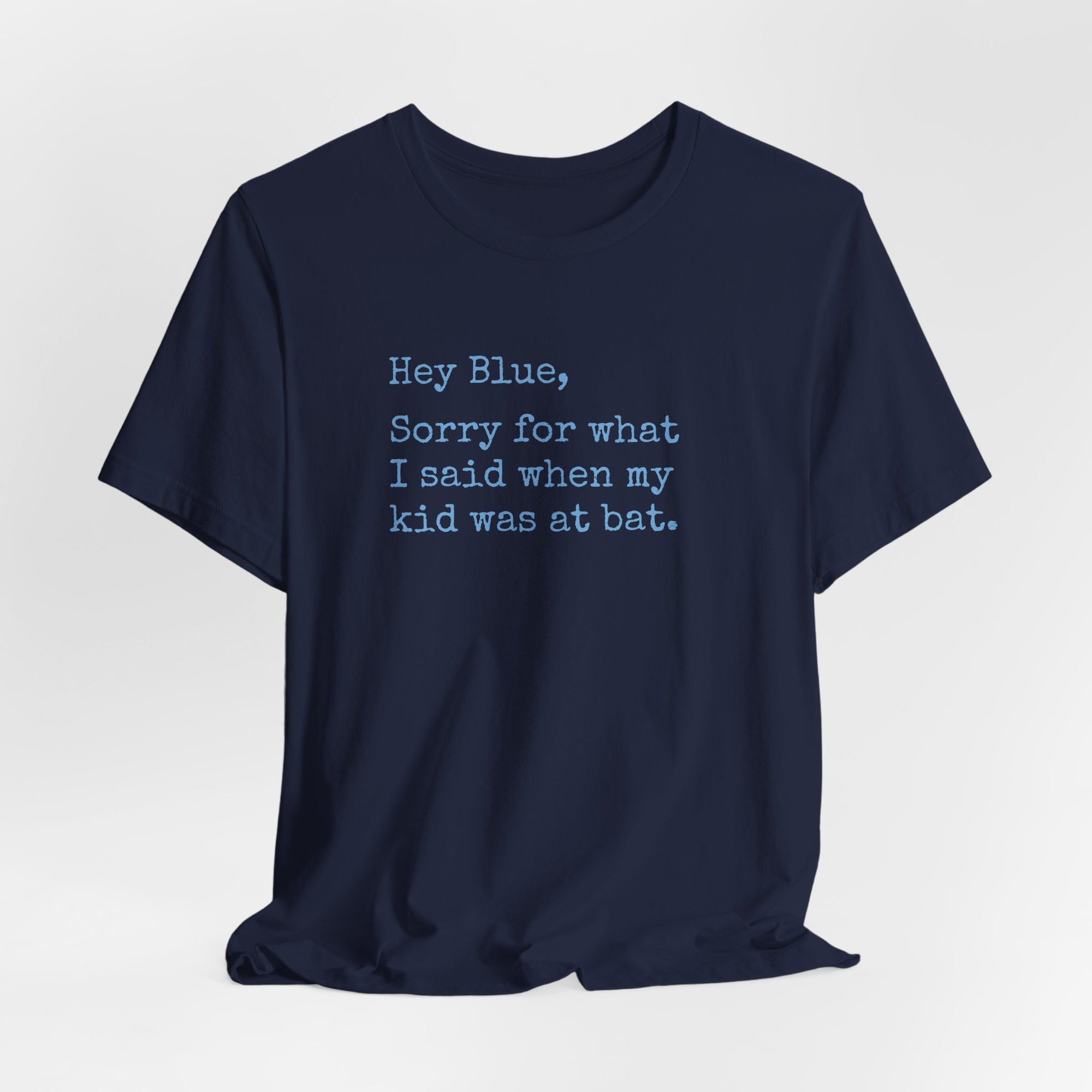 Baseball Parent Apology Short Sleeve Shirt