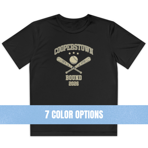 Cooperstown Bound Youth Tech T Shirt