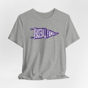 Baseball Family Pennant Unisex Short Sleeve Tee - BOURNE